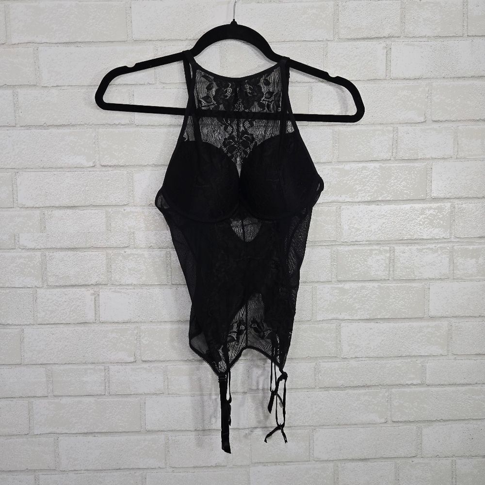 "Diane" lace teddy nightgown